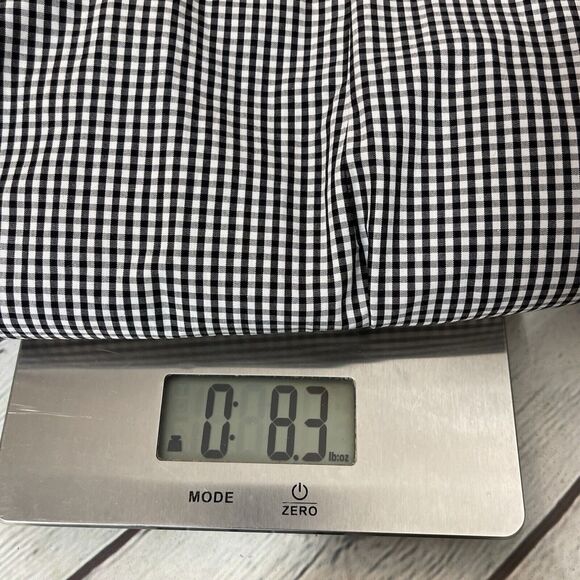 Talbots Blouse Women's XL Plaid Button Down Beaded Studded Long Sleeve Check - Picture 13 of 13